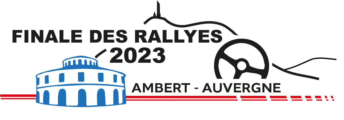 Logo de la finale des rallyes 2023 Ambert - Auvergne